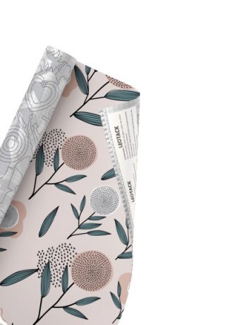 PLASTICO ADESIVO ROMANTIC FLOWER 45 CM X 10 METROS