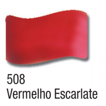 ESMALTE VITRAL ACRILEX 37 ML 508-VM ESCARLATE