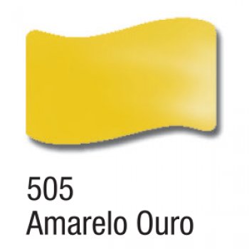VERNIZ VITRAL ACRILEX 37 ML 505-AMARELO OURO