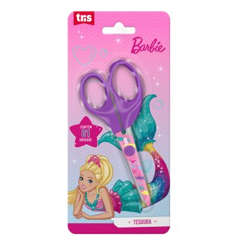TESOURA 13 CM DISNEY/BARBIE/MOANA