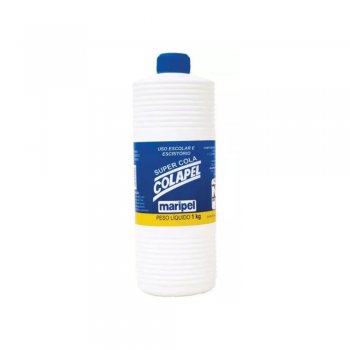 COLA BRANCA 1 LITRO/1 KG COLAPEL/MARIPEL