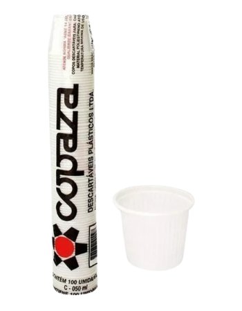 COPO DESCART.  50 ML CAFE PCT C/ 100 COPAZA