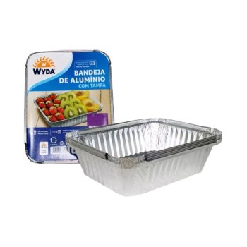 BANDEJA ALUMINIO D-12 - 220 ML C/ 10 WYDA PRATICA