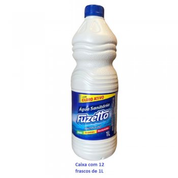 AGUA SANITARIA 1 LT CX C/ 12 - FUZETTO