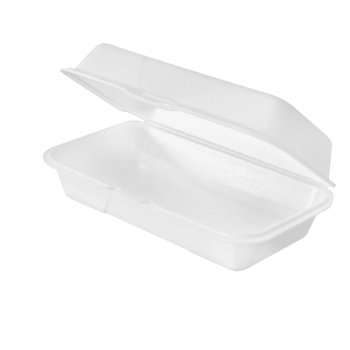 EMBALAGEM LANCHE HM-05 BOX 10 ISOPOR C/10 MEIWA