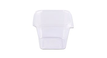 POTE QUADRADO 250 ML C/ TAMPA C/ 20 PRAFESTA