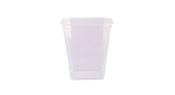 POTE QUADRADO 350 ML C/ TAMPA C/ 20 PRAFESTA