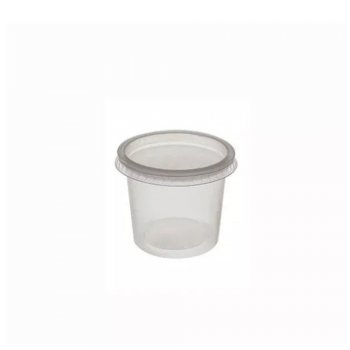 POTE REDONDO C/ TAMPA 140 ML RIOPLASTIC PCT C/ 25