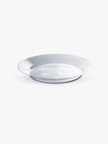 PRATO PLAST. CRISTAL 21 CM PCTE C/10 PLASTILANIA
