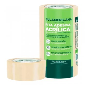 FITA EMPAC. 48 X 100 TRANSP. CX C/72 SULAMERICANA