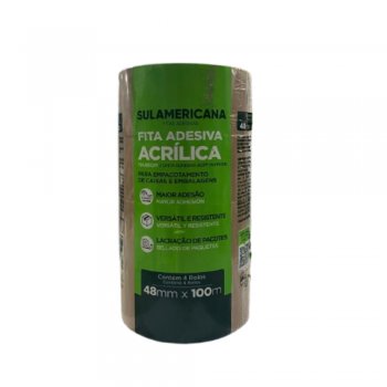 FITA EMPAC. 48 X 100 MARROM CX C/72 SULAMERICANA