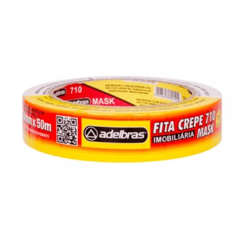 FITA CREPE 710 24 X 50 ADELBRAS