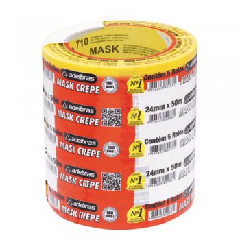 FITA CREPE 710 24 X 50 ADELBRAS PCT C/5