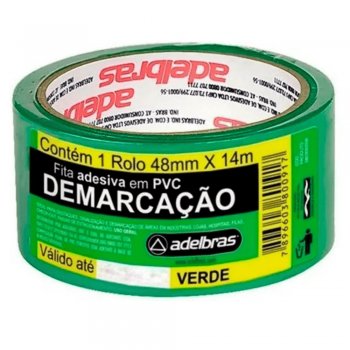 FITA DEMARCACAO DE SOLO ADELBRAS VERDE 48 X 14M