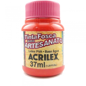 TINTA ACRILEX FOSCA P/ARTES. 37 ML 507-VERM. FOGO