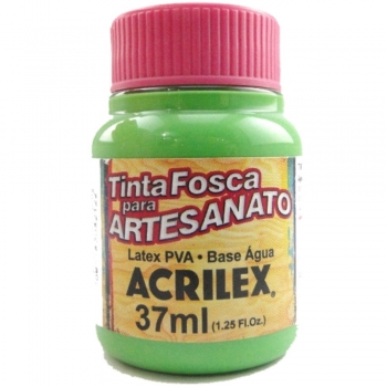 TINTA ACRILEX FOSCA P/ARTES. 37 ML 510-VERDE FOLHA