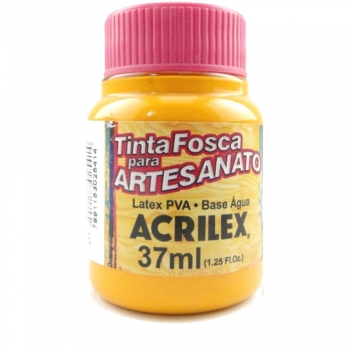 TINTA ACRILEX FOSCA P/ARTES. 37 ML 536 AMAR CADMIO