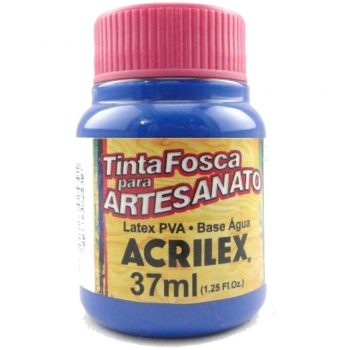 TINTA ACRILEX FOSCA P/ARTES. 37 ML 535 AZUL MAR