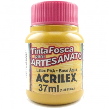TINTA ACRILEX FOSCA P/ARTES. 37 ML 564 AMARELO OCR