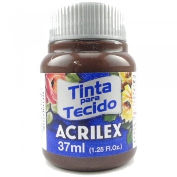 TINTA TECIDO FOSCA ACRILEX 37 ML 514 TERR.QUEIMADA
