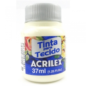 TINTA TECIDO FOSCA ACRILEX 37 ML 529 MARFIM