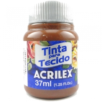 TINTA TECIDO FOSCA ACRILEX 37 ML 531 MARROM
