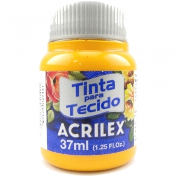 TINTA TECIDO FOSCA ACRILEX 37 ML 536 AM.CADMIO