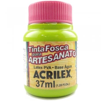 TINTA ACRILEX FOSCA P/ARTES. 37 ML 802-VD MAÇA