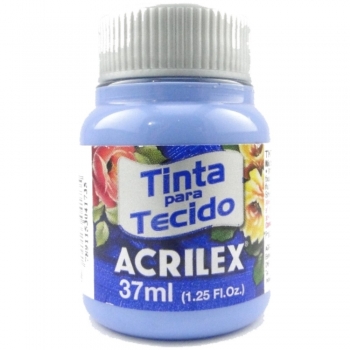 TINTA TECIDO FOSCA ACRILEX 37 ML560 AZ.CARIBE