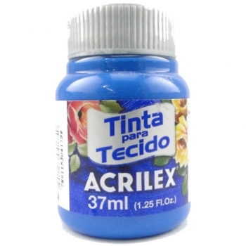 TINTA TECIDO FOSCA ACRILEX 37 ML 568 AZ.CERULIO