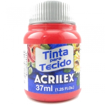 TINTA TECIDO FOSCA ACRILEX 37 ML 984 VERM. NATAL
