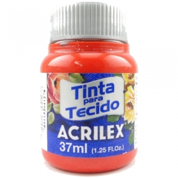 TINTA TECIDO FOSCA ACRILEX 37 ML 507 VERM.FOGO