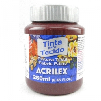 TINTA TECIDO FOSCA ACRILEX 250 ML 565 VINHO
