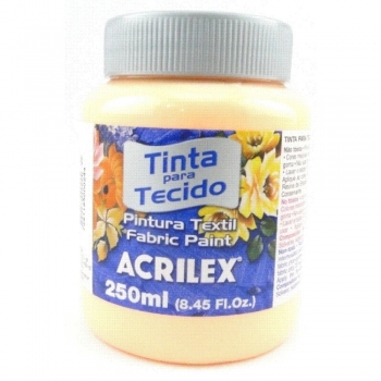 TINTA TECIDO FOSCA ACRILEX 250 ML 518 SALMAO