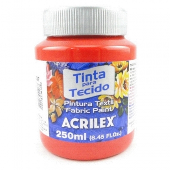 TINTA TECIDO FOSCA ACRILEX 250 ML - 507 VM FOGO