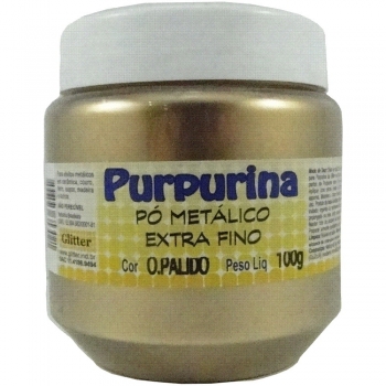 PURPURINA OURO PALIDO 100 G. GLITER