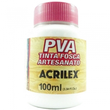 TINTA ACRILEX FOSCA P/ARTES.100 ML 519 BRANCO