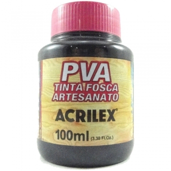TINTA ACRILEX FOSCA P/ARTES.100 ML 520 PRETO