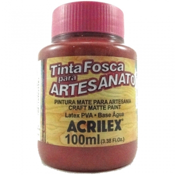 TINTA ACRILEX FOSCA P/ARTES.100 ML 508 VM SCARLATE
