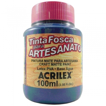 TINTA ACRILEX FOSCA P/ARTES.100 ML 596 AZ PETROLEO