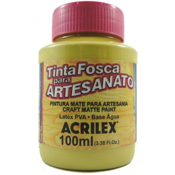 TINTA ACRILEX FOSCA P/ARTES.100 ML 573 OCRE OURO