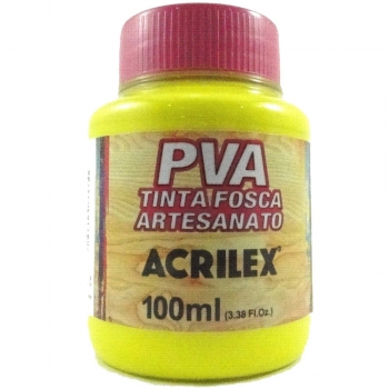 TINTA ACRILEX FOSCA P/ARTES.100 ML 504 AM LIMAO