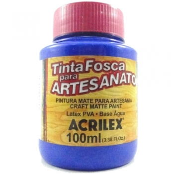 TINTA ACRILEX FOSCA P/ARTES.100 ML 543 AZ ULTRAMAR