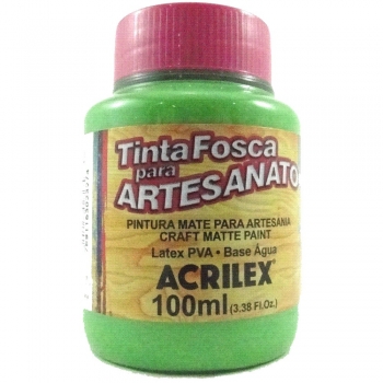 TINTA ACRILEX FOSCA P/ARTES.100 ML 510 VD FOLHA