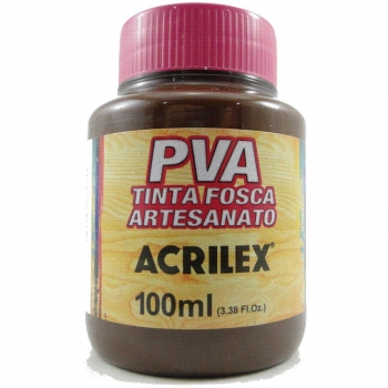 TINTA ACRILEX FOSCA P/ARTES.100 ML 814 CHOCOLATE