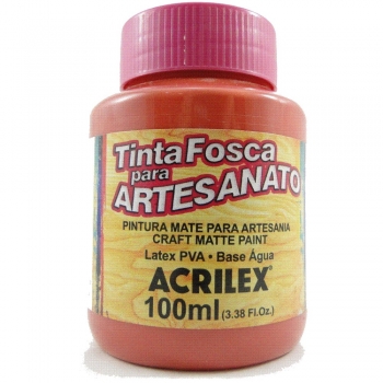 TINTA ACRILEX FOSCA P/ARTES.100 ML 805 GOIABA QUEI