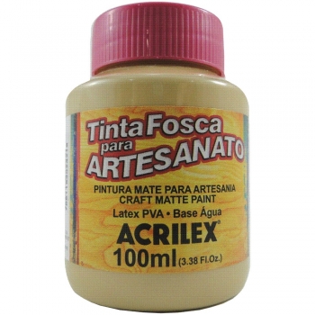 TINTA ACRILEX FOSCA P/ARTES.100 ML 818 CAMURCA QUE
