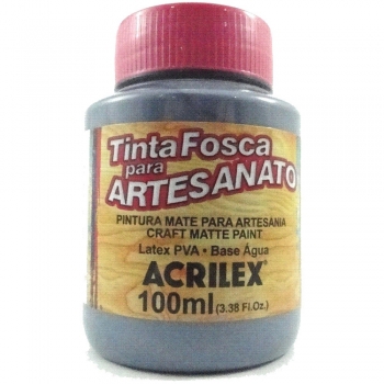 TINTA ACRILEX FOSCA P/ARTES.100 ML 574 CINZA LUNAR