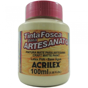 TINTA ACRILEX FOSCA P/ARTES.100 ML 834 PALHA