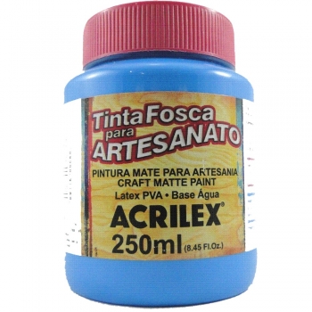 TINTA ACRILEX FOSCA P/ARTES.250 ML 503 AZ CELESTE